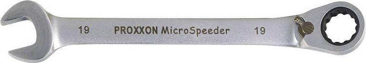Produktbild: Proxxon Industrial 23141 MicroSpeeder Knarren-Ring-Maulschl&uuml;ssel Schl&uuml;sselweite (Metrisch) 19 mm