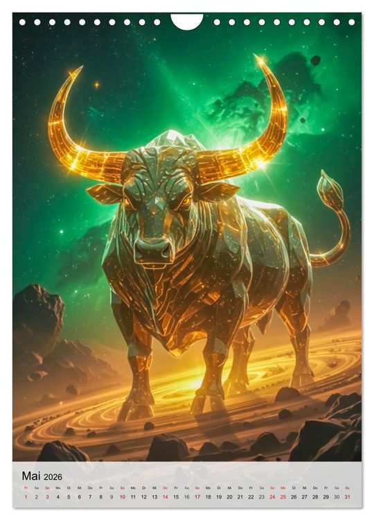 Produktbild: Der Mythos der Sternenzeichen - Sternenwesen des Zodiaks (Wandkalender 2026 DIN A4 hoch), CALVENDO Monatskalender