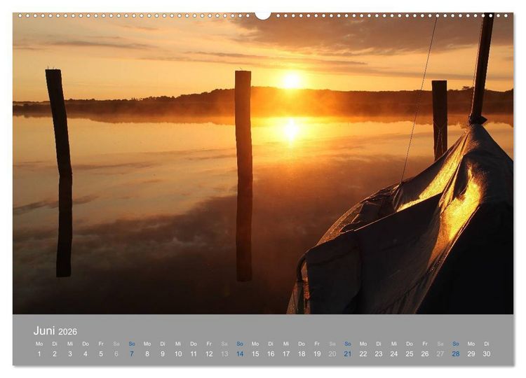 Produktbild: PLANET USEDOM Sonnenaufg&auml;nge (Wandkalender 2026 DIN A2 quer), CALVENDO Monatskalender