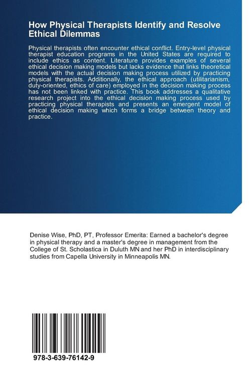 Produktbild: How Physical Therapists Identify and Resolve Ethical Dilemmas