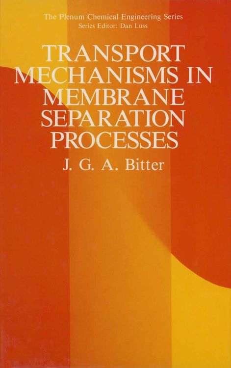 Produktbild: Transport Mechanisms in Membrane Separation Processes