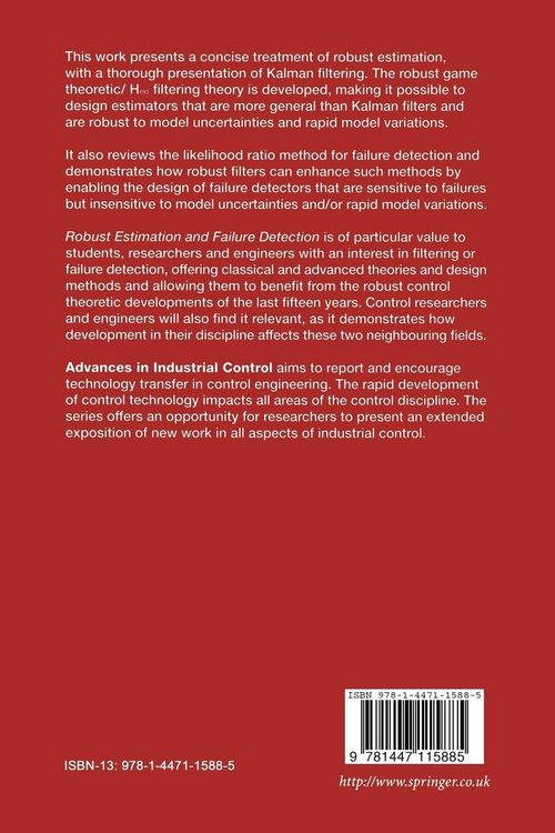 Produktbild: Robust Estimation and Failure Detection