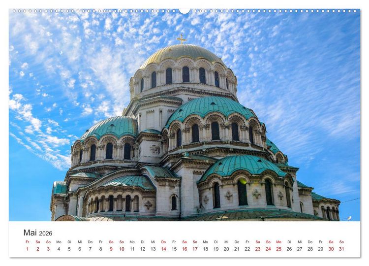 Produktbild: Bulgarien - Eine Reise zum Schwarzen Meer. (Wandkalender 2026 DIN A2 quer), CALVENDO Monatskalender