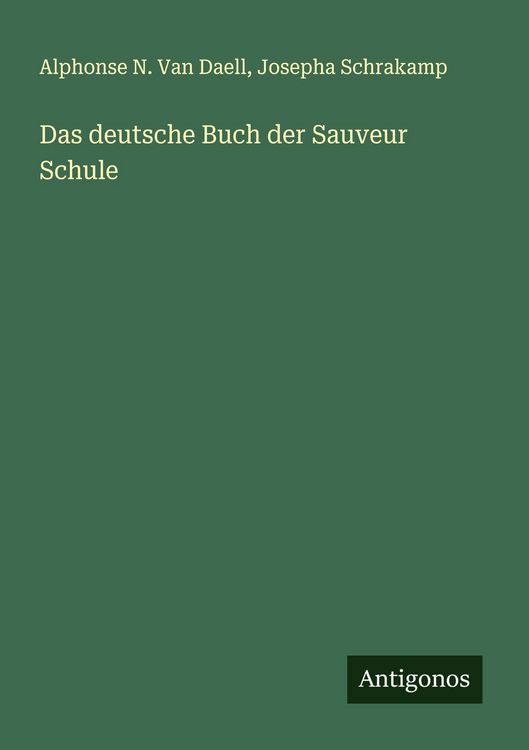 Produktbild: Das deutsche Buch der Sauveur Schule