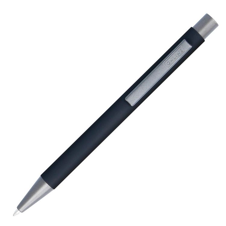 Produktbild: ONLINE Kugelschreiber M Soft Metal Pure black