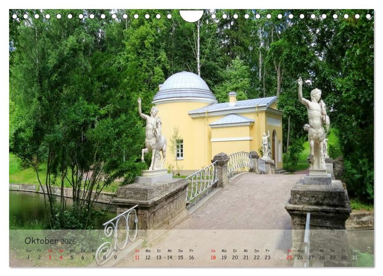 Produktbild: Sankt Petersburg - Pal&auml;ste der Umgebung (Wandkalender 2026 DIN A4 quer), CALVENDO Monatskalender