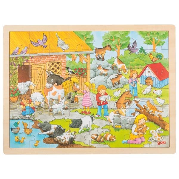 Produktbild: Einlegepuzzle Streichelzoo