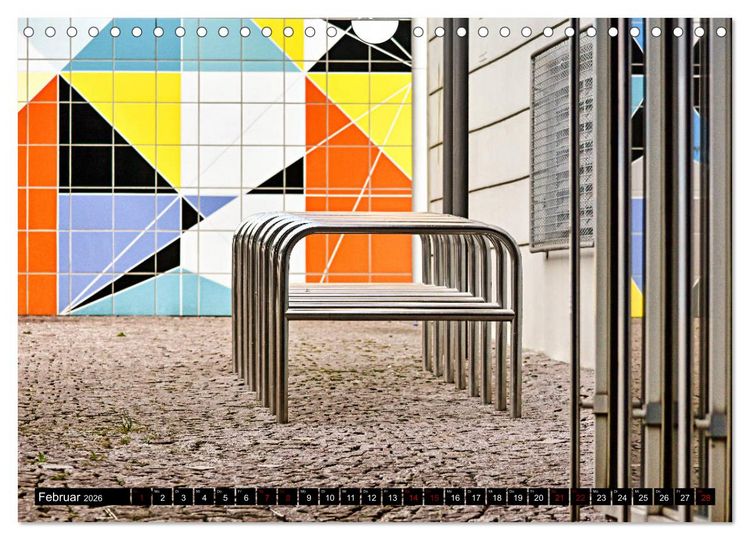 Produktbild: D&uuml;sseldorf - 300mm Perspektiven (Wandkalender 2026 DIN A4 quer), CALVENDO Monatskalender