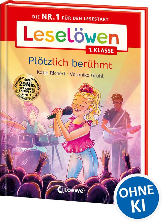 Produktbild: Lesel&ouml;wen 1. Klasse - Pl&ouml;tzlich ber&uuml;hmt