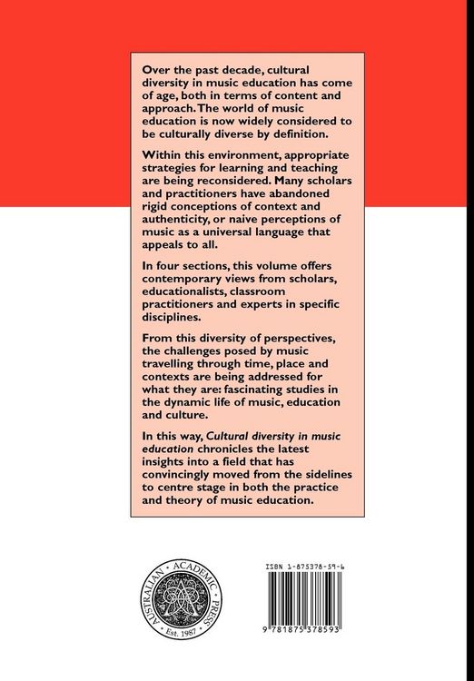Produktbild: Cultural Diversity in Music Education