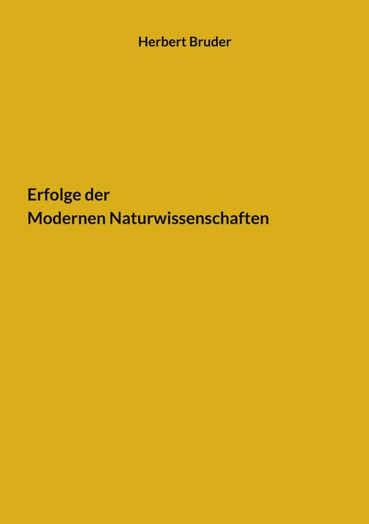 Produktbild: Erfolge der Modernen Naturwissenschaften