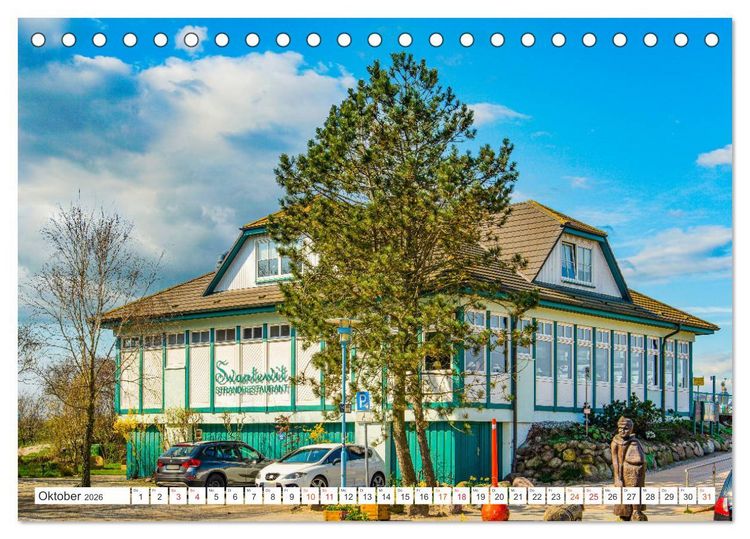 Produktbild: Wustrow Impressionen (Tischkalender 2026 DIN A5 quer), CALVENDO Monatskalender