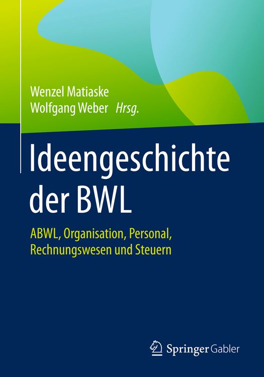 Produktbild: Ideengeschichte der BWL
