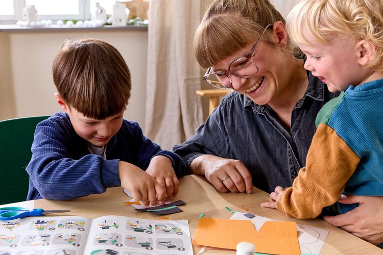 Produktbild: Bastelset - Fensterbild Schneem&auml;nner