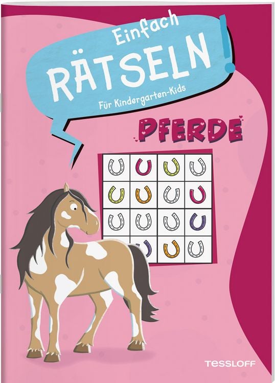 Produktbild: Einfach R&auml;tseln! F&uuml;r Kindergarten-Kids. Pferde