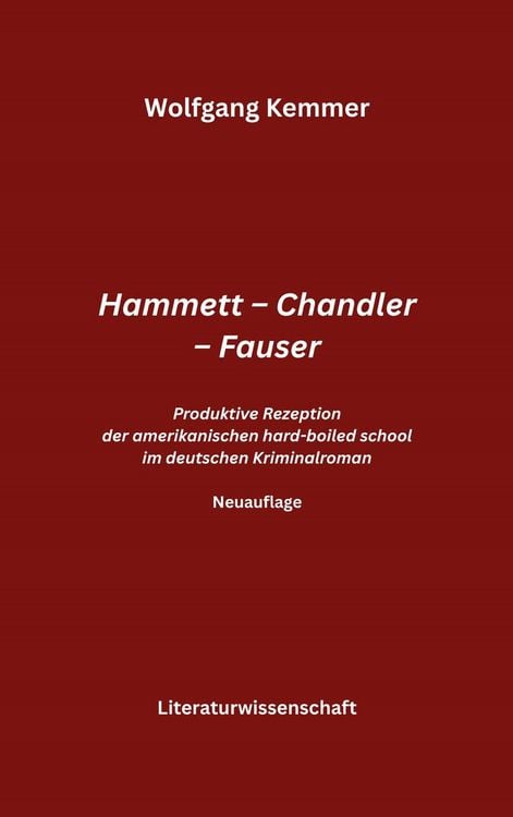 Produktbild: Hammett - Chandler - Fauser