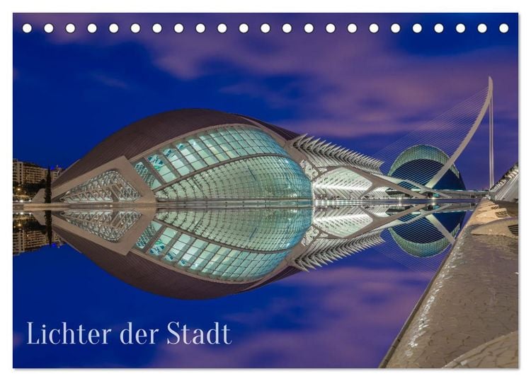 Produktbild: Lichter der Stadt (Tischkalender 2026 DIN A5 quer), CALVENDO Monatskalender