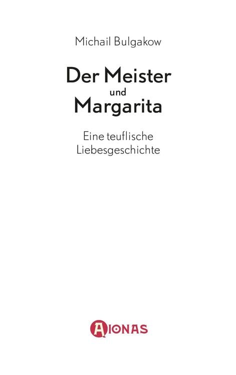Produktbild: Meister und Margarita. Michail Bulgakow