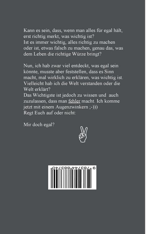 Produktbild: Wenn alles egal ist