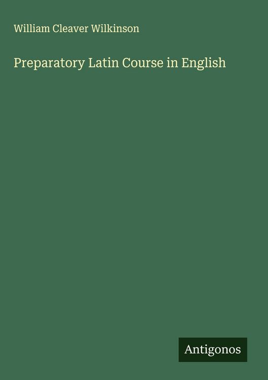 Produktbild: Preparatory Latin Course in English