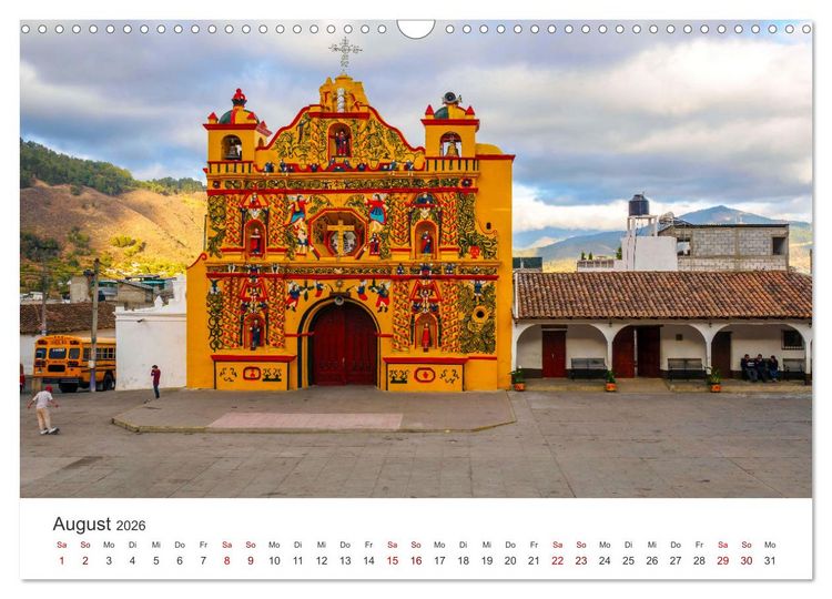 Produktbild: Kunterbuntes Guatemala (Wandkalender 2026 DIN A3 quer), CALVENDO Monatskalender