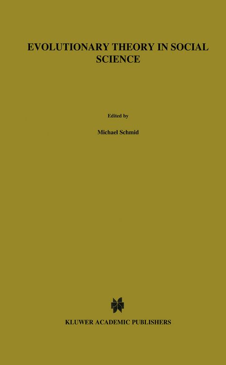 Produktbild: Evolutionary Theory in Social Science