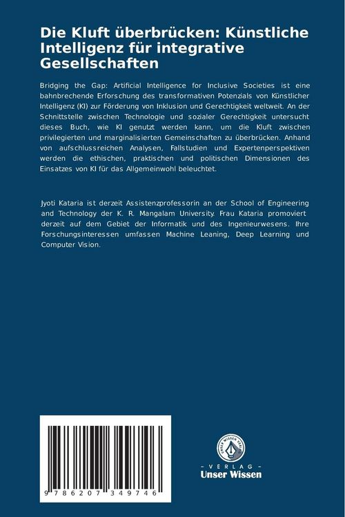 Produktbild: Die Kluft &uuml;berbr&uuml;cken: K&uuml;nstliche Intelligenz f&uuml;r integrative Gesellschaften
