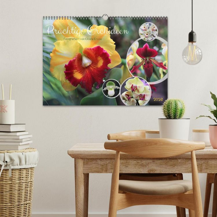Produktbild: Pr&auml;chtige Orchideen (Wandkalender 2026 DIN A3 quer), CALVENDO Monatskalender