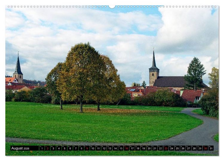 Produktbild: Schl&uuml;chtern 2026 (Wandkalender 2026 DIN A2 quer), CALVENDO Monatskalender