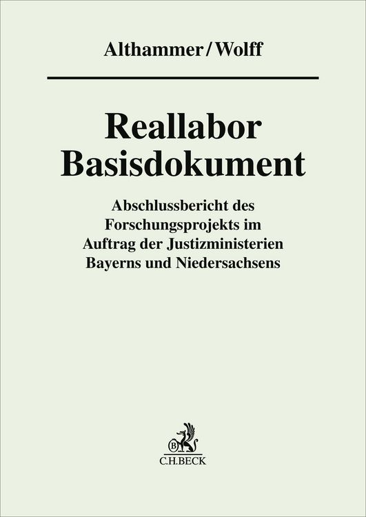 Produktbild: Reallabor Basisdokument