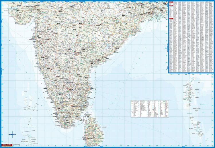 Produktbild: India South 1 : 3 000 000