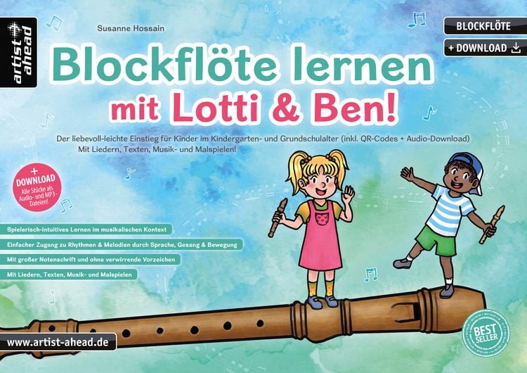 Produktbild: Blockfl&ouml;te lernen mit Lotti & Ben!