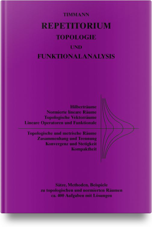 Produktbild: Repetitorium Topologie und Funktionalanalysis