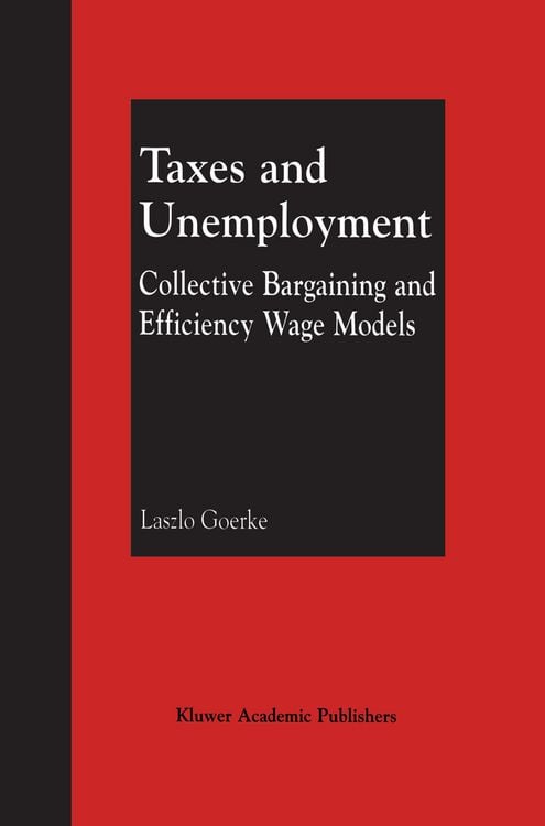 Produktbild: Taxes and Unemployment