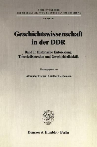 Produktbild: Geschichtswissenschaft in der DDR.