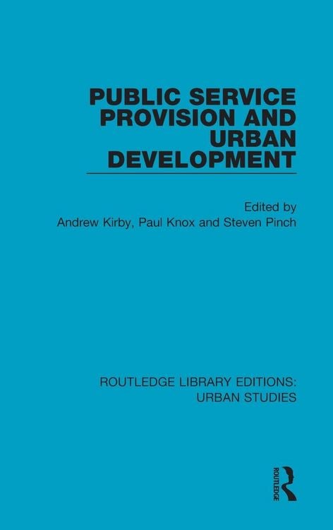 Produktbild: Public Service Provision and Urban Development