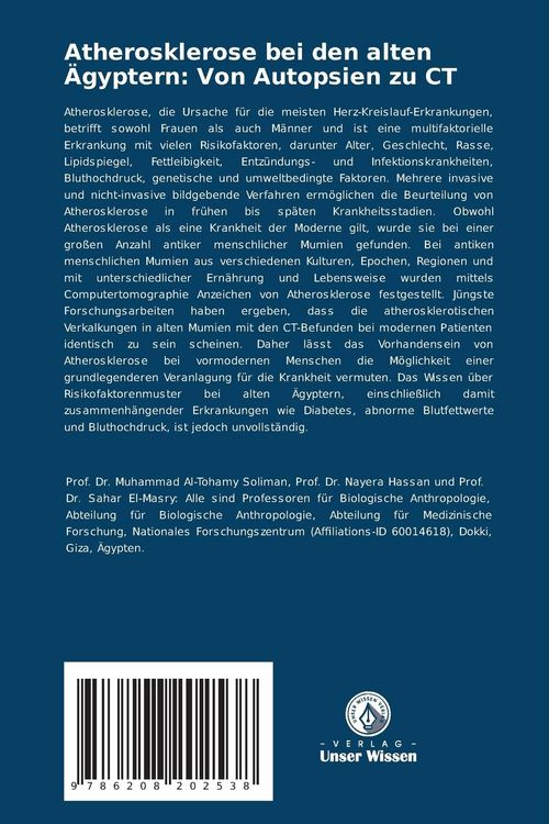 Produktbild: Atherosklerose bei den alten &Auml;gyptern: Von Autopsien zu CT