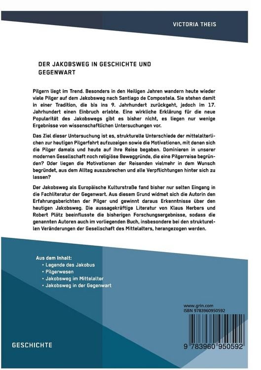 Produktbild: Der Jakobsweg in Geschichte und Gegenwart