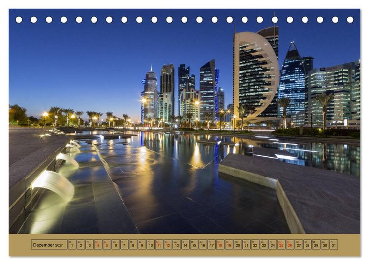 Produktbild: Metropolen - Asiens sch&ouml;nste St&auml;dte bei Nacht (Tischkalender 2027 DIN A5 quer), CALVENDO Monatskalender