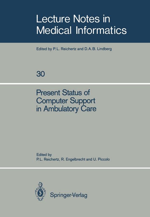 Produktbild: Present Status of Computer Support in Ambulatory Care