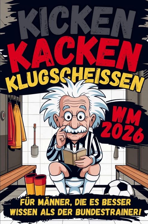 Produktbild: Kicken, Kacken und Klugschei&szlig;en: F&uuml;r M&auml;nner, die es besser wissen als der Bundestrainer! - Das ultimative Fu&szlig;ballbuch f&uuml;r Klugschei&szlig;er
