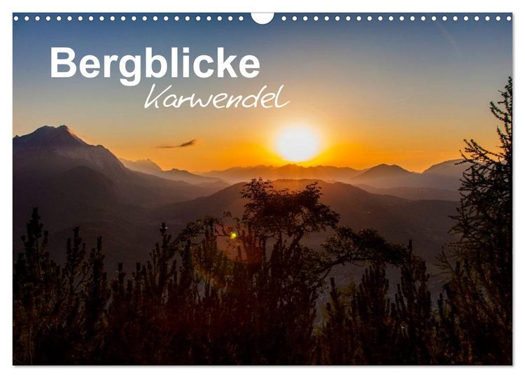 Produktbild: Bergblicke - Karwendel (Wandkalender 2026 DIN A3 quer), CALVENDO Monatskalender