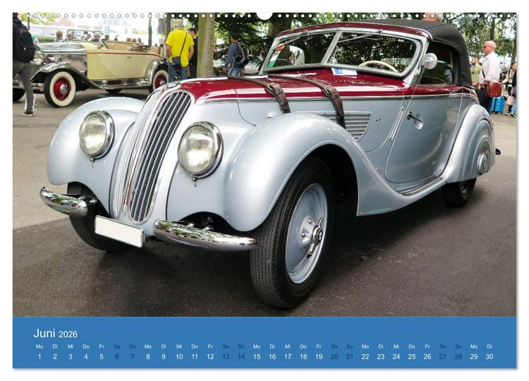Produktbild: BMW Classics (Wandkalender 2026 DIN A2 quer), CALVENDO Monatskalender