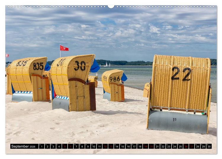Produktbild: Laboe - Urlaub am Meer (hochwertiger Premium Wandkalender 2026 DIN A2 quer), Kunstdruck in Hochglanz