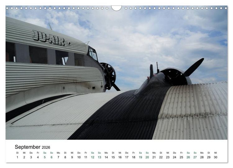 Produktbild: Junkers Ju 52 Die Legende (Wandkalender 2026 DIN A3 quer), CALVENDO Monatskalender