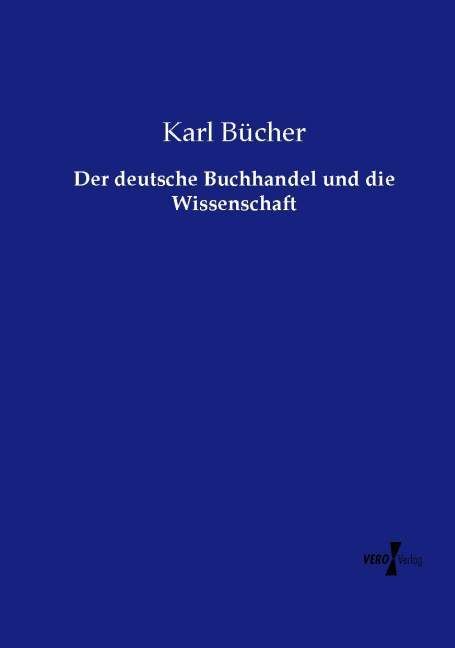 Produktbild: Der deutsche Buchhandel und die Wissenschaft