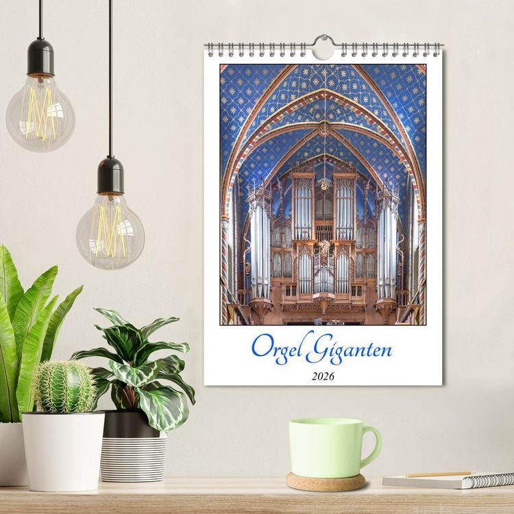 Produktbild: Orgel Giganten (Wandkalender 2026 DIN A4 hoch), CALVENDO Monatskalender