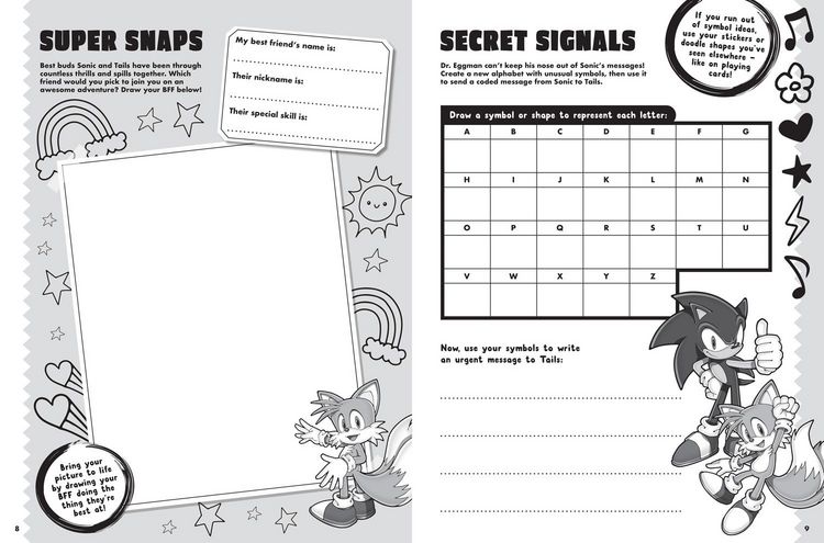 Produktbild: Sonic The Hedgehog Get Creative! Sticker Activity Book