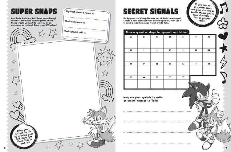Produktbild: Sonic The Hedgehog Get Creative! Sticker Activity Book