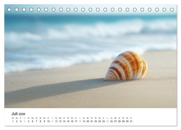 Produktbild: Minimalistische Naturmomente &ndash; Ruhe und Sch&ouml;nheit in der Natur (Tischkalender 2026 DIN A5 quer), CALVENDO Monatskalender